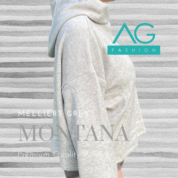 MONTANA Pullover - Meliert Grey