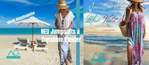 Jumpsuits und Sommerkleider - Ideale Reisebegleiter